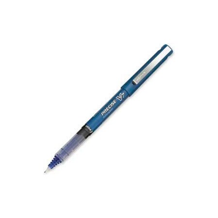 Pilot Pilot  Precise V7 Rolling Ball Pen, Non-Refillable, Fine, 0.7mm, Blue Ink, Dozen 35349
